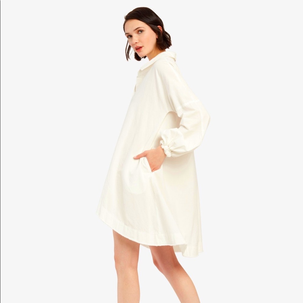 NWT Free People Whistler Oversized Shirt Dress